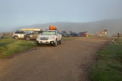 Boats-on-cars-in-fog-Photo-by-Ted-E