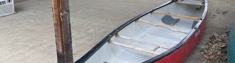 Tandem Canoe — Donated to the club, needs some repair, needs a storage location, available for loan to members